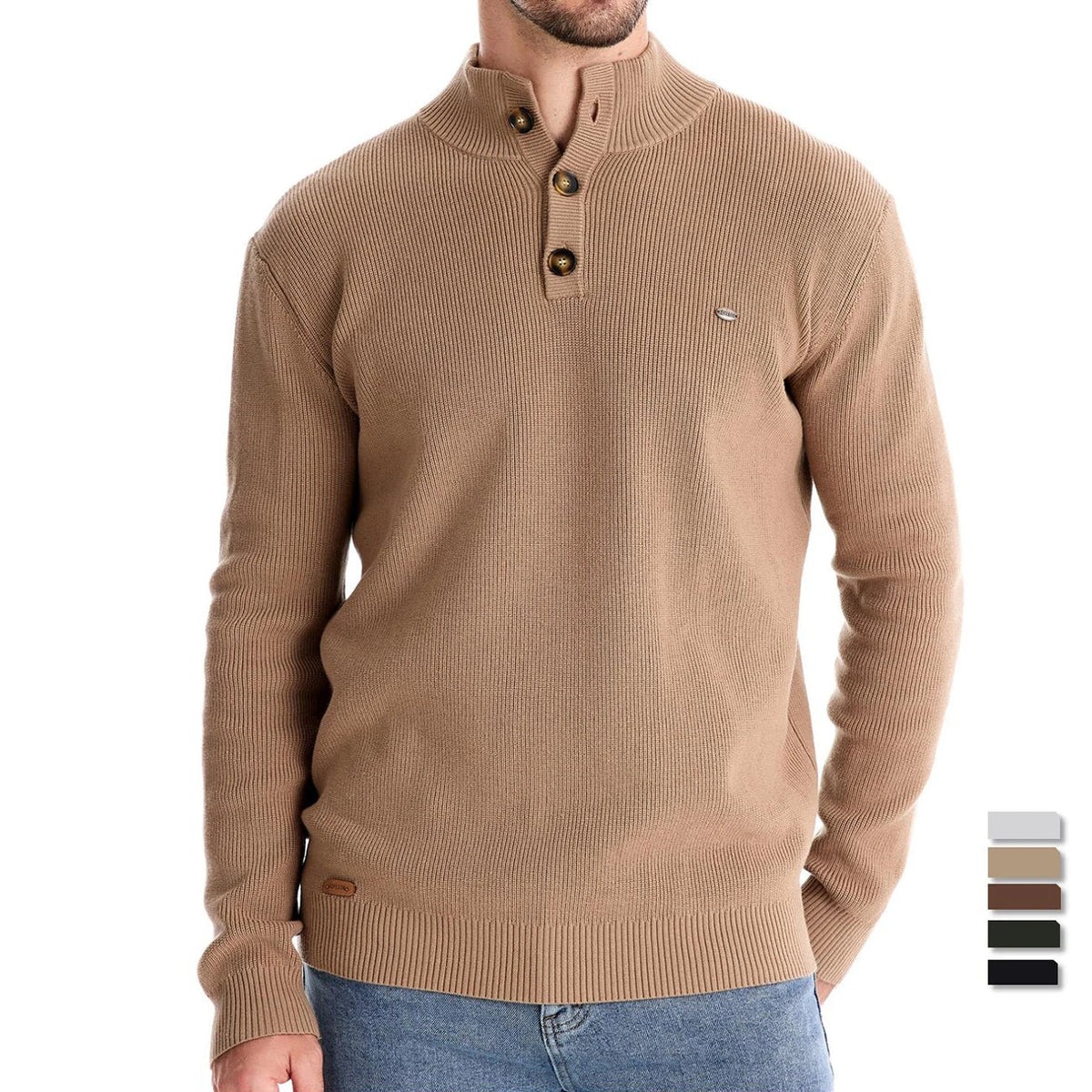 CHICIVELLE | Pull pour hommes avec design à boutons