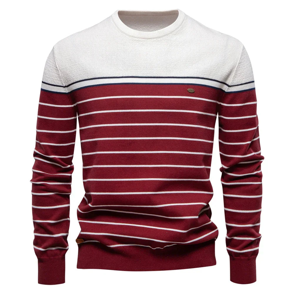 CHICIVELLE | Pull homme à motif rayé