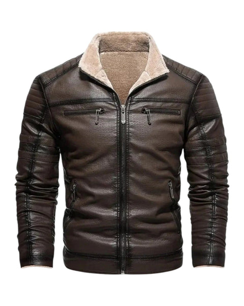 Harley™ | Veste de motard en cuir chaud