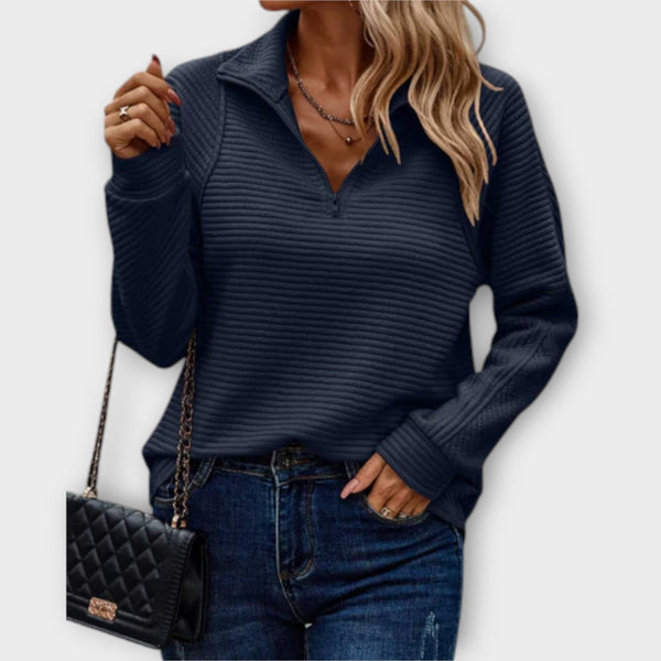 Lila | Pull V-Cou Élégant