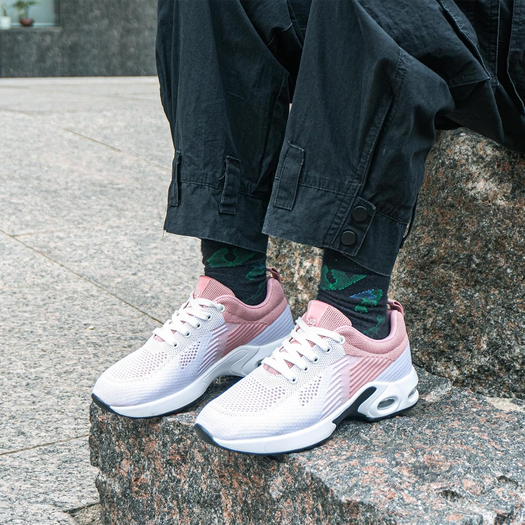 WalkMora Orthopaedic Shoes - White Pink