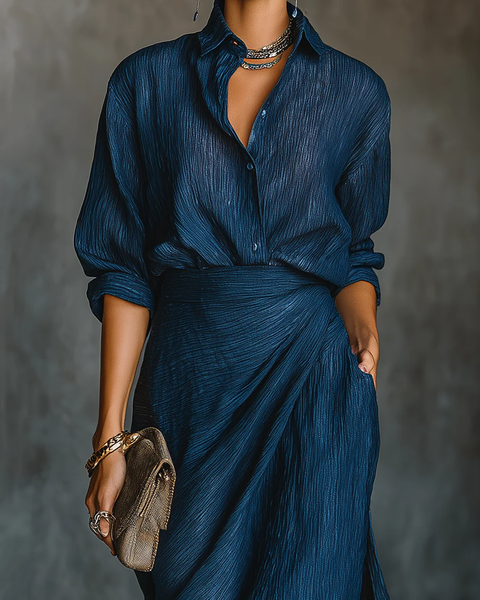 Francesca · Set consisting of shirt and long skirt