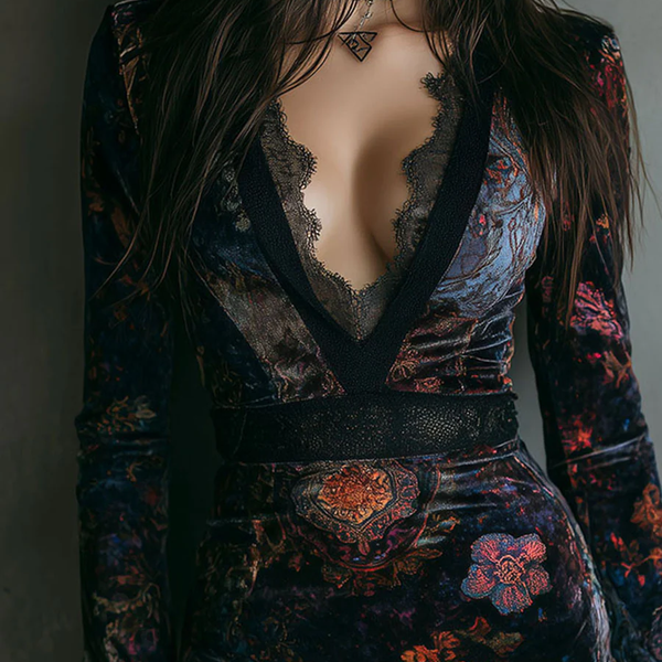 Robe Mini en Velours Calista