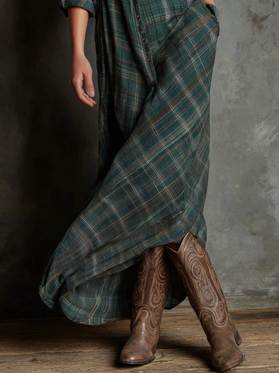 Belmont Row™ | Robe Chemise À Carreaux Classique