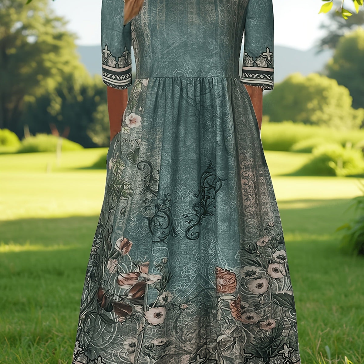 Evelyn | Elegant Bohemian Maxi Dress