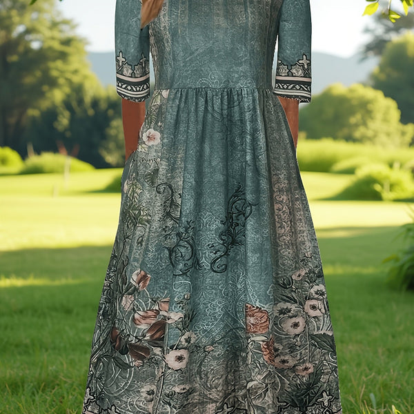 Evelyn | Elegant Bohemian Maxi Dress