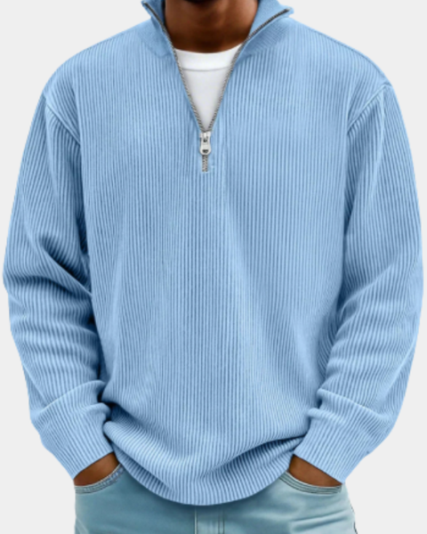 VALENCE | PULL ZIPPÉ CHALEUR LÉGÈRE POUR HOMMES