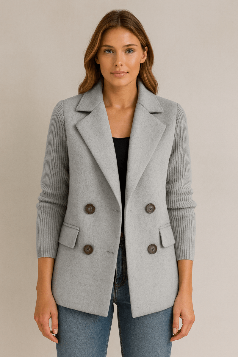 AMA | BLAZER À MANCHES EN TRICOT