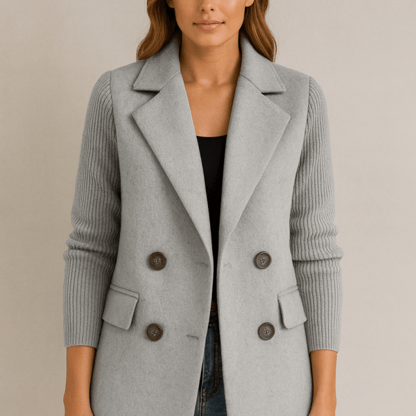 AMA | BLAZER À MANCHES EN TRICOT