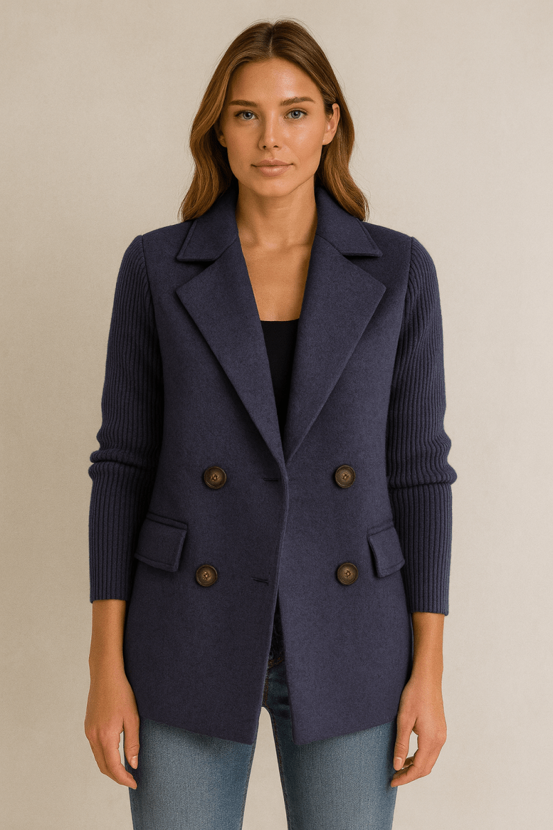 AMA | BLAZER À MANCHES EN TRICOT