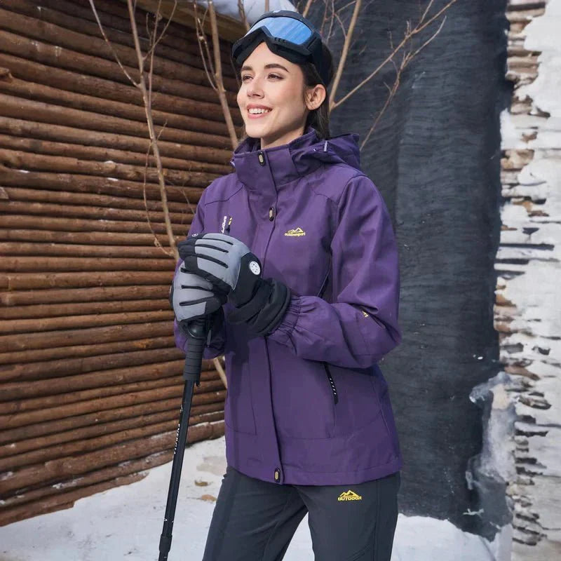ANNE | MANTEAU IMPERMÉABLE EN POLAIRE 3 EN 1