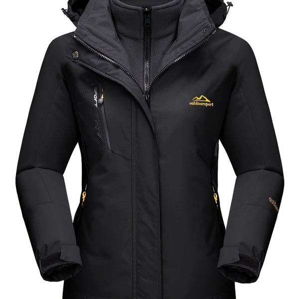 ANNE | MANTEAU IMPERMÉABLE EN POLAIRE 3 EN 1
