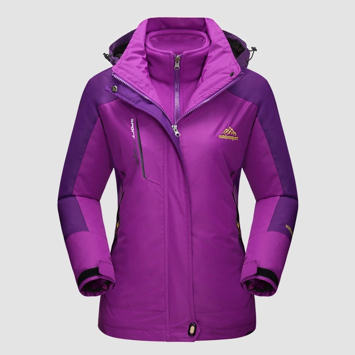 ANNE | MANTEAU IMPERMÉABLE EN POLAIRE 3 EN 1