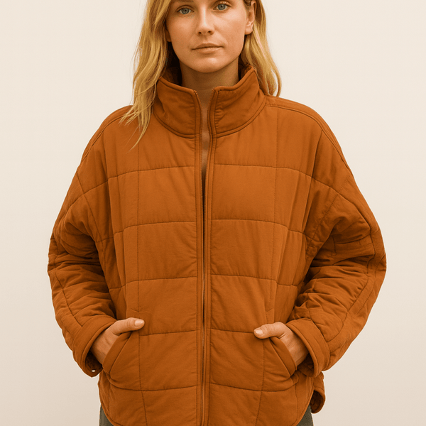 AVRIL – VESTE PUFFER COMPACTE LÉGÈRE AVEC ZIP