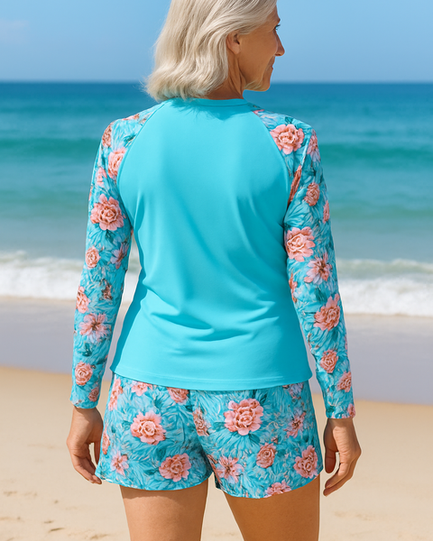Oceara| UPF 50+ SunSafe Tankini Set - Protection Meets Effortless Comfort