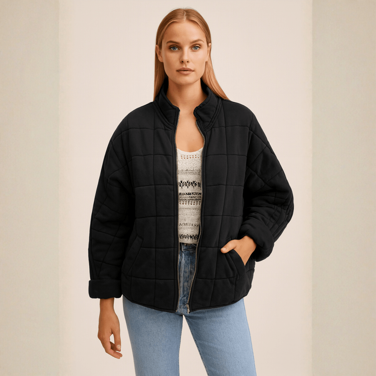 AUDREY - VESTE OVERSIZED DE MI-SAISON