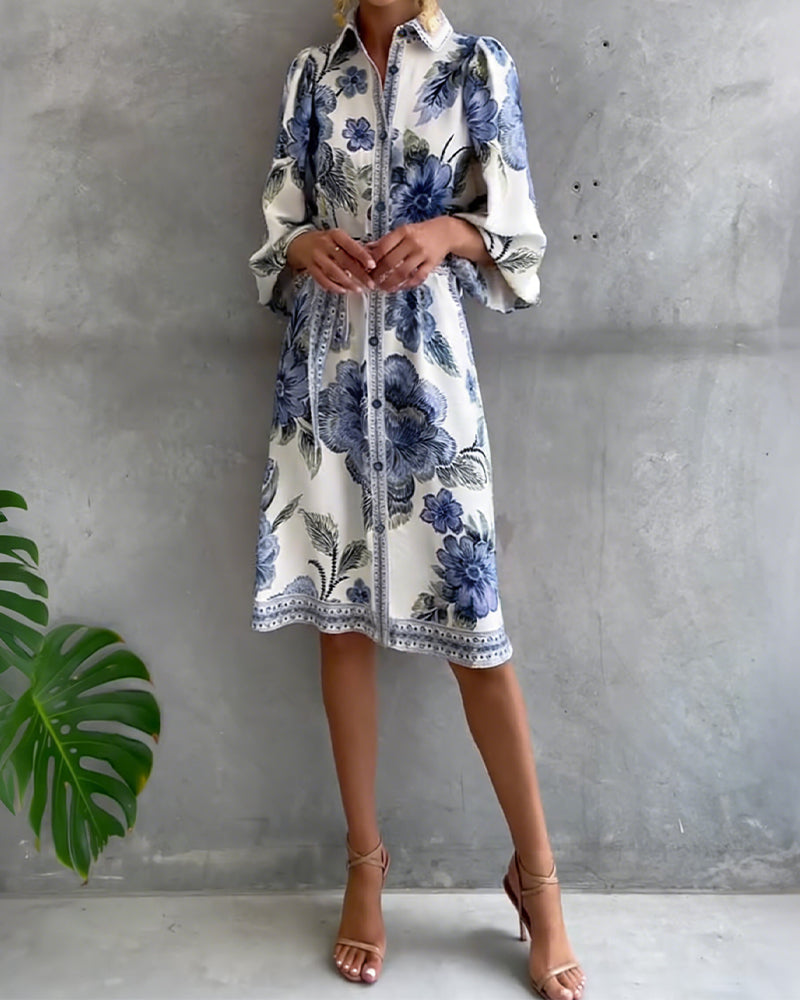 Clara Printed Dress