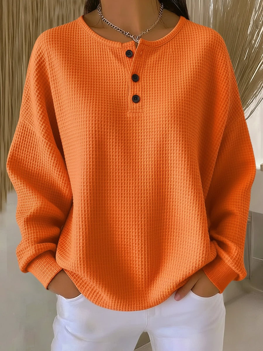 Anne™ - Sweat-shirt décontracté avec col