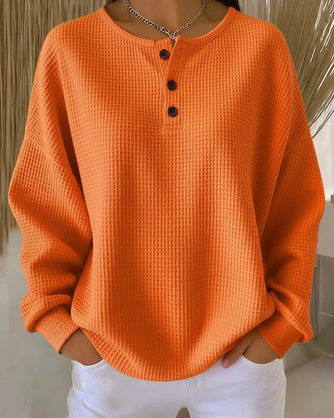 Anne™ - Sweatshirt décontracté avec col