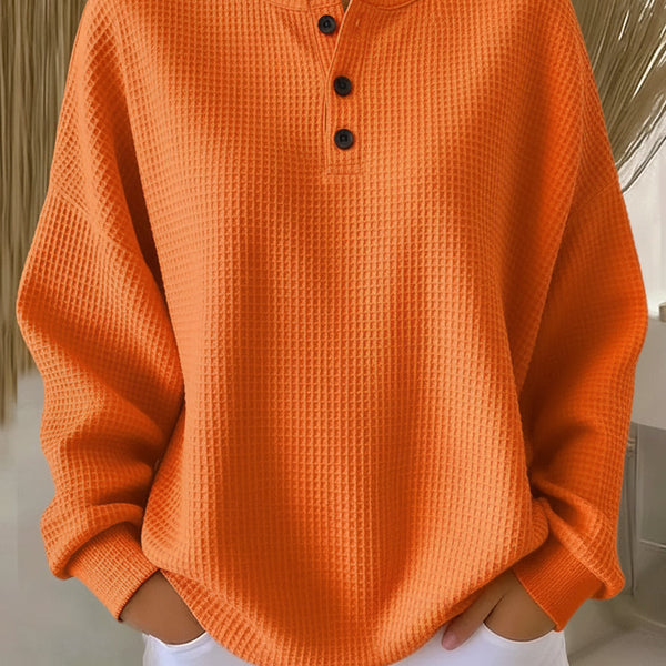 Anne™ - Sweatshirt décontracté avec col
