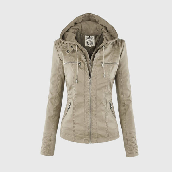 Karoline – Veste en Cuir Élégante