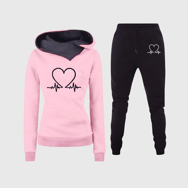 Louise | Ensemble de Sweat à Capuche Cozy Heartbeat