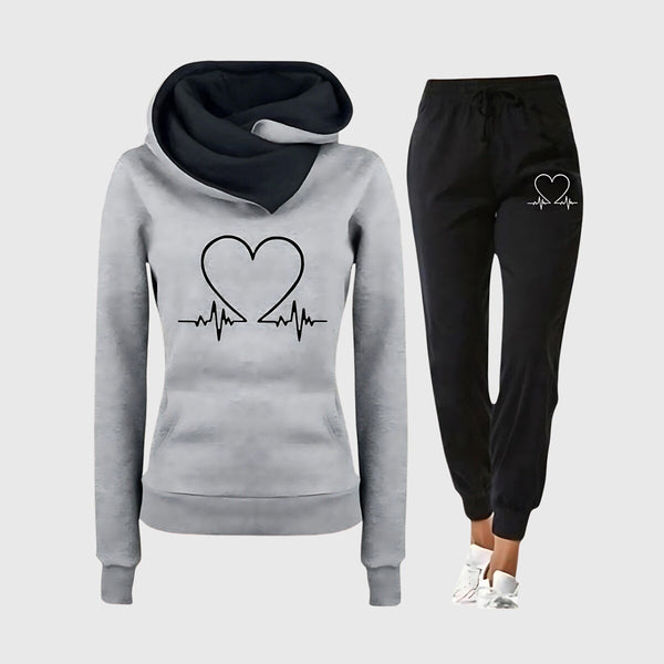 Louise | Ensemble de Sweat à Capuche Cozy Heartbeat
