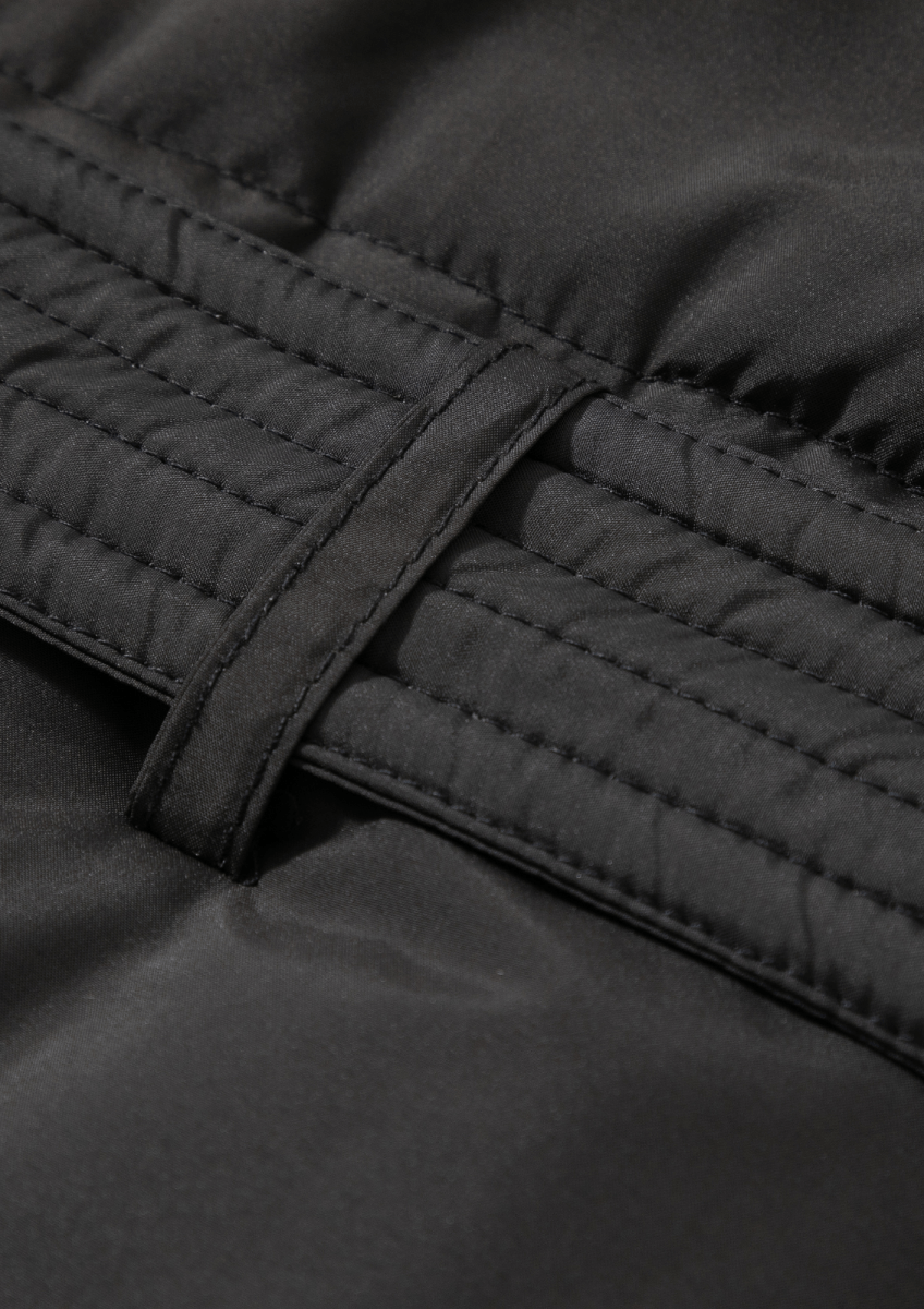 BLAIRE | MANTEAU PUFFER À BOUTON BULET EXTRA LONG