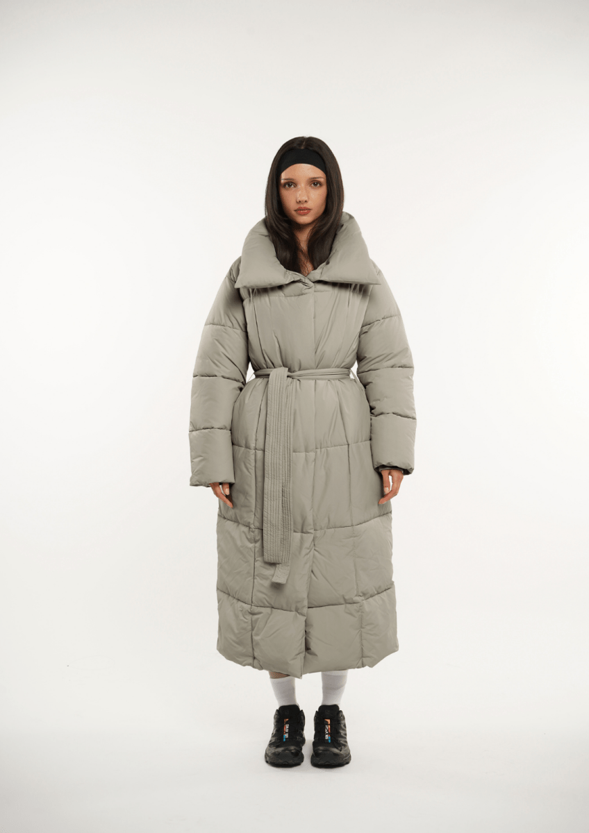 BLAIRE | MANTEAU PUFFER À BOUTONS BULETÉS EN LONGUEUR EXTRA LONGUE