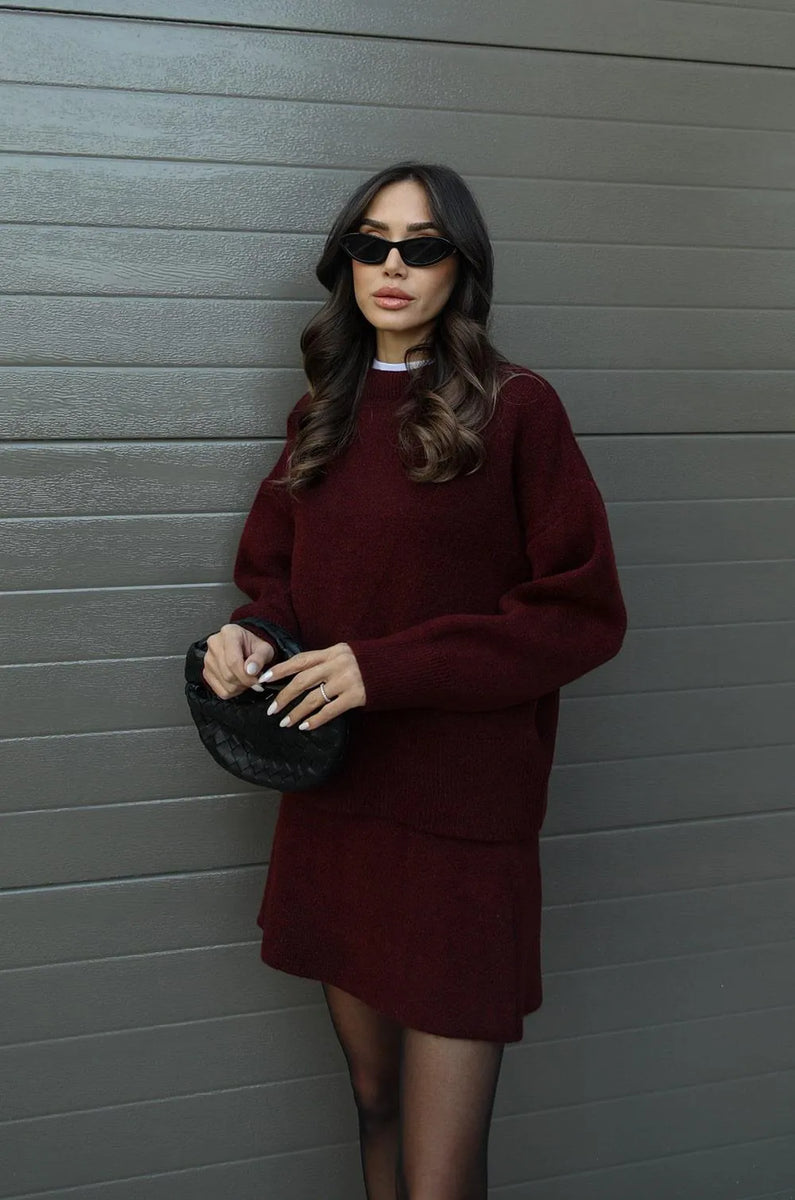 Zoey | Ensemble Robe Pull Tricoté