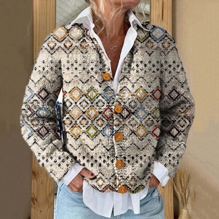 Etta | Gilet beige élégant et polyvalent