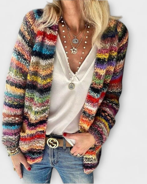 Birgitte – Cardigan Vibrant et Confortable