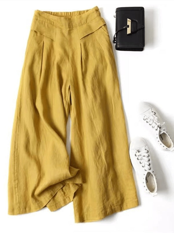 Leah - Pantalon Large Sans Effort