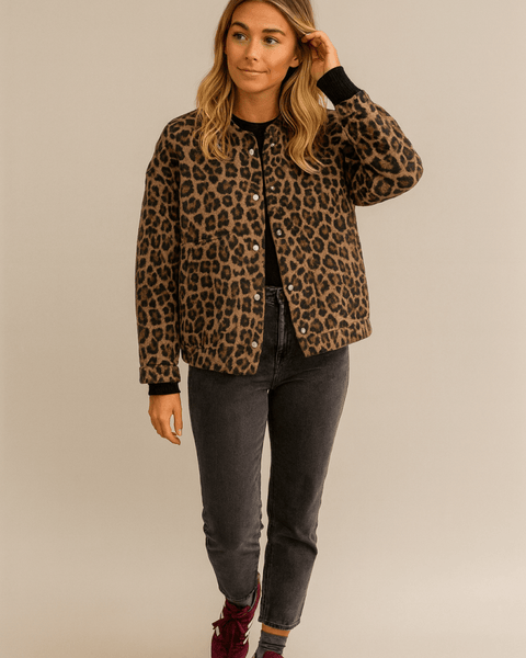 CHARLENE | VESTE LEOPARD