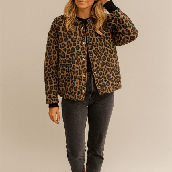 CHARLENE | VESTE LEOPARD