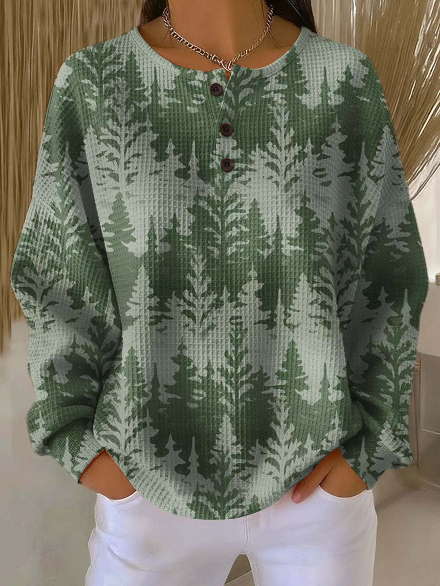 Inga™ - Pull en tricot de Noël avec design classique d'arbre