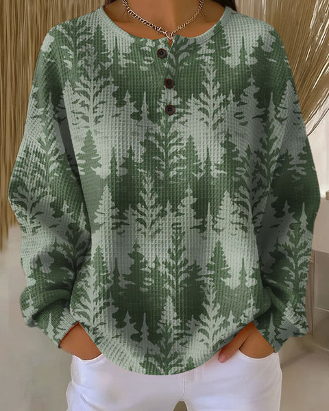 Inga™ - Pull en tricot de Noël avec design classique d'arbre