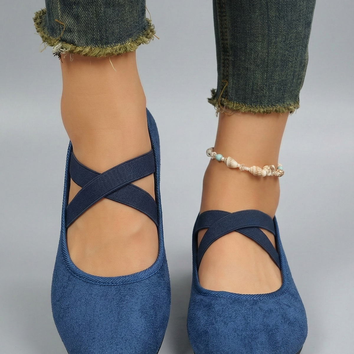 Calerinne | Closed Wedge Ballerina Shoes