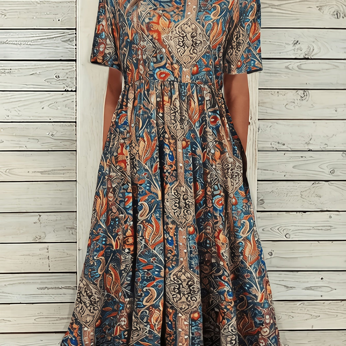 Evelyn | Elegant Bohemian Maxi Dress