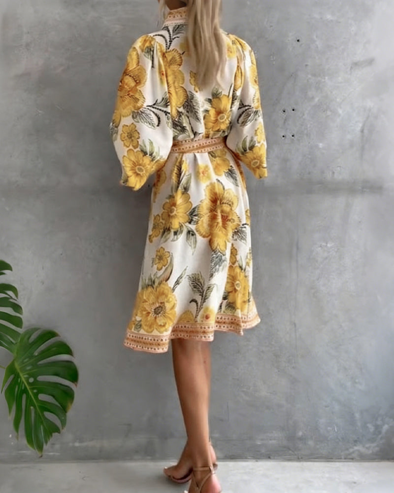 Clara Printed Dress