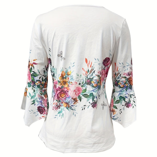 Janet Elegance Bloom Tunic