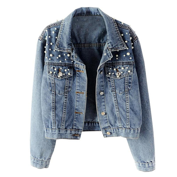 VALERIE™ - Veste courte vintage brodée de perles