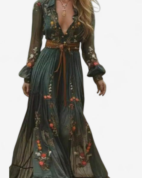 Robe Maxi Brodée Rachel™