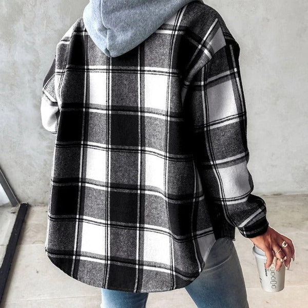 Jasmin Élégant | Veste Bloquée pour un Style Unique