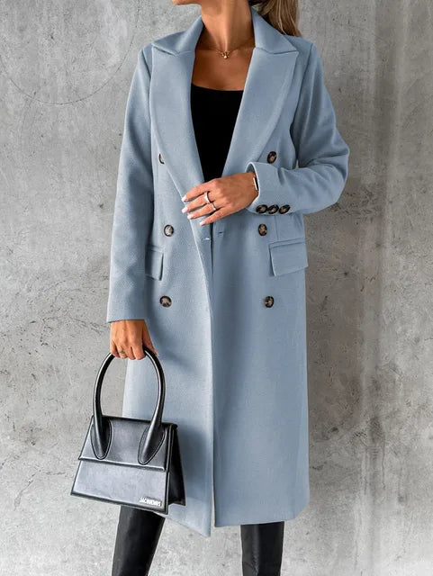 Mia | Manteau Long Élégant