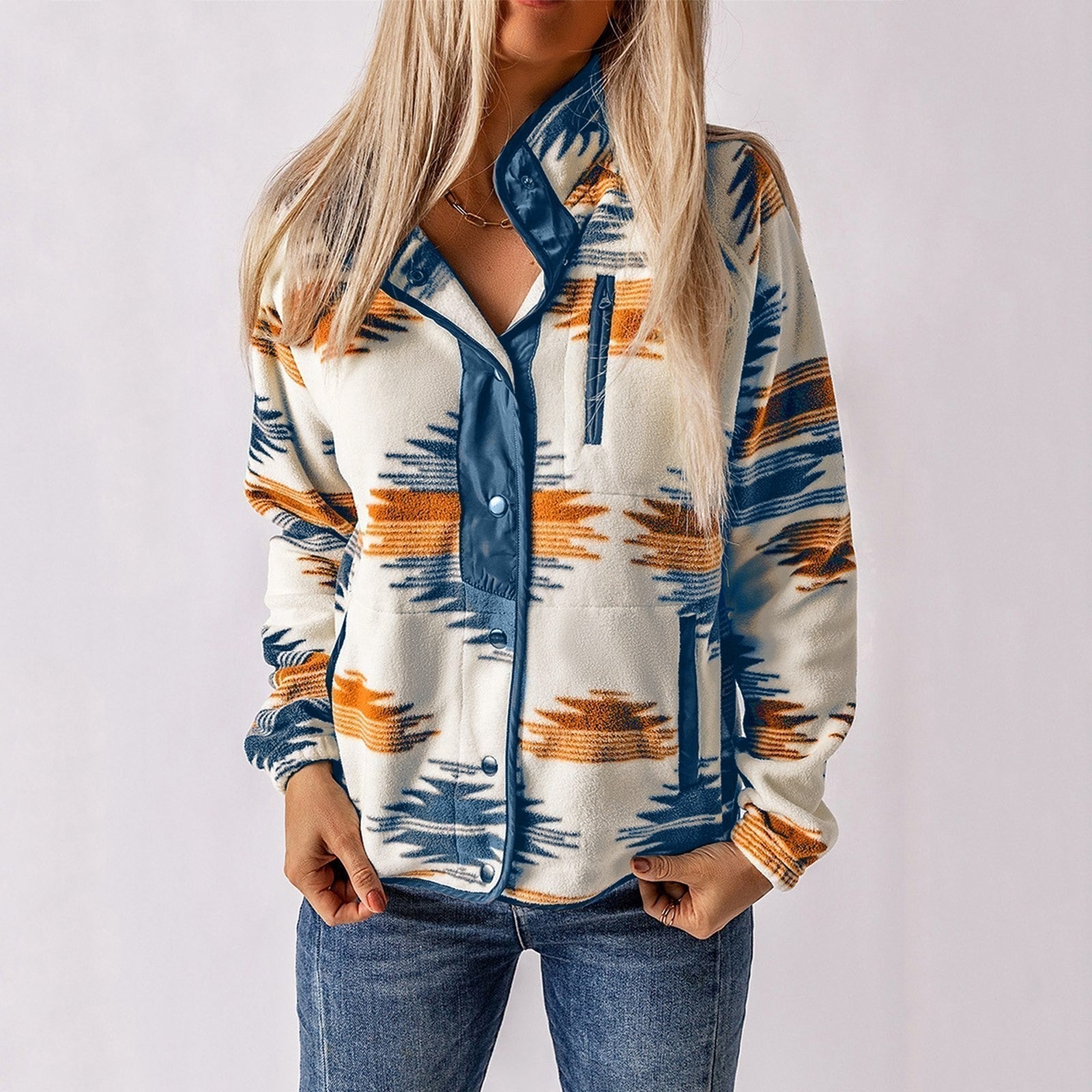Vera | Veste à Boutons Décontractée