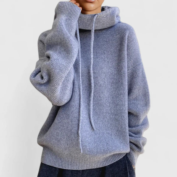 Marie | Sweat à capuche tricoté confortable