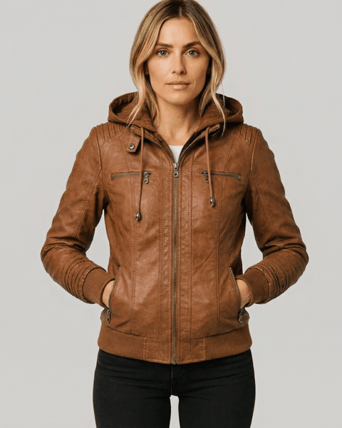 DUPONT | VESTE EN CUIR ÉLÉGANTE