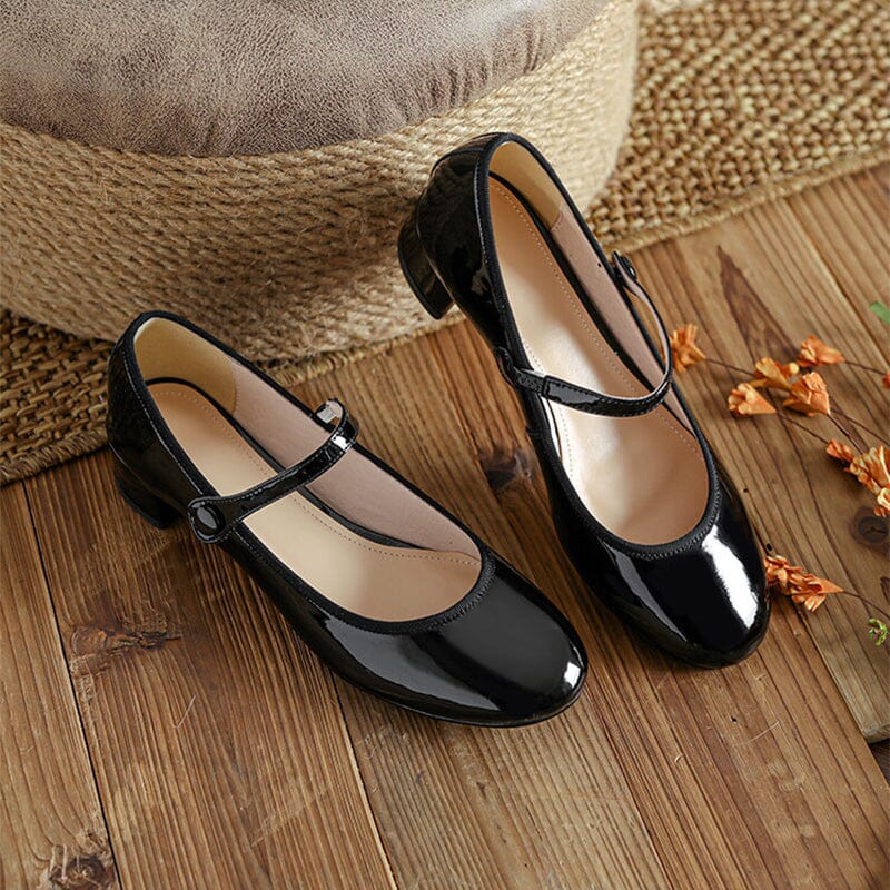 Livy | Mary Janes en cuir
