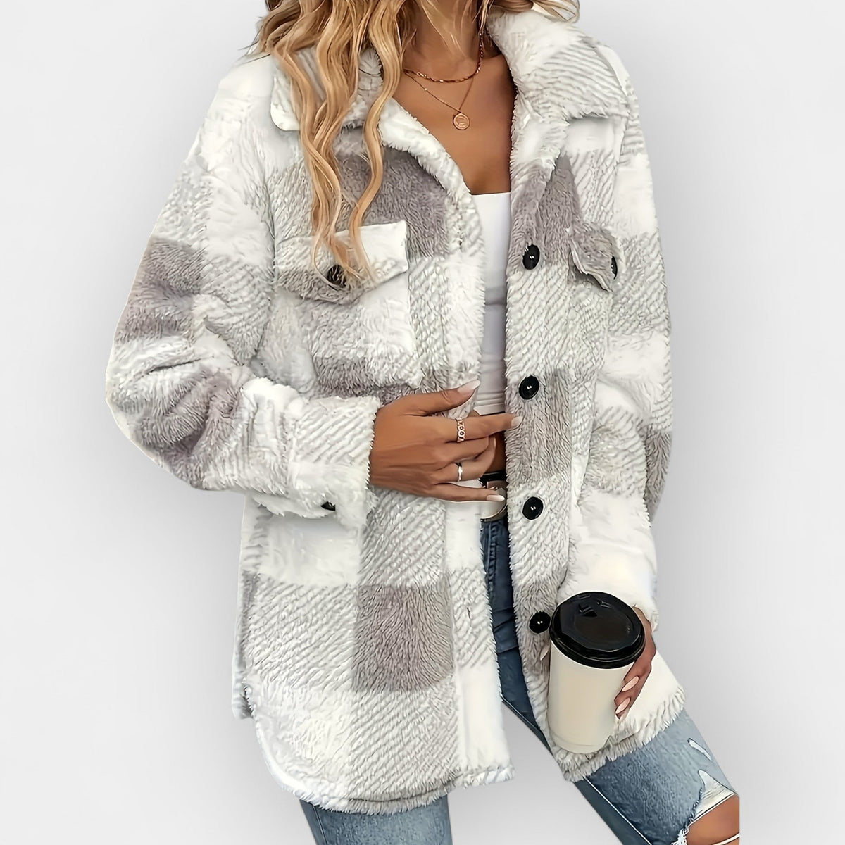 Kristína – Veste en Fleece Doux